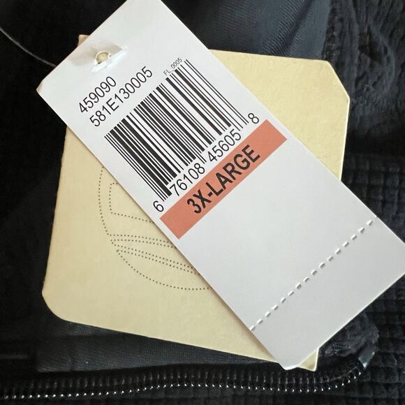 Timberland Men’s 3XL Waffle Fleece Long Sleeve Shirt Quarter Zip Pull Over Black - Picture 3 of 6